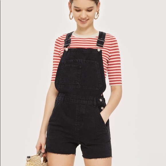 topshop denim dungarees